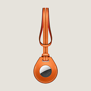 Apple AirTag Hermès bicolor bag charm | Hermès Singapore